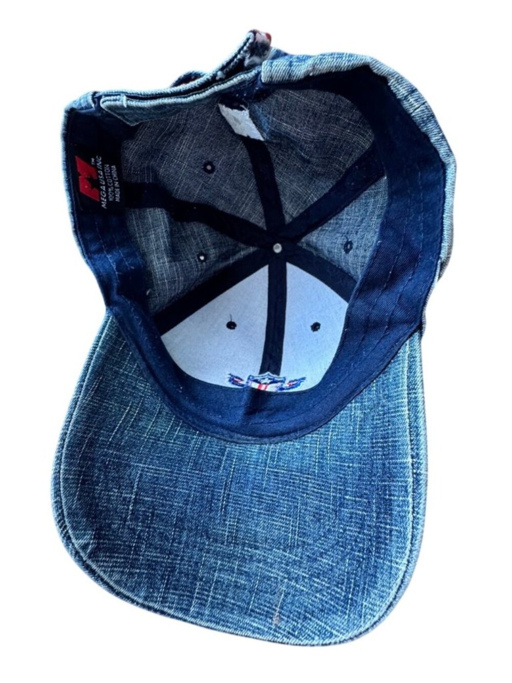Puerto Rico Shield Denim Cap - Picture 7 of 9